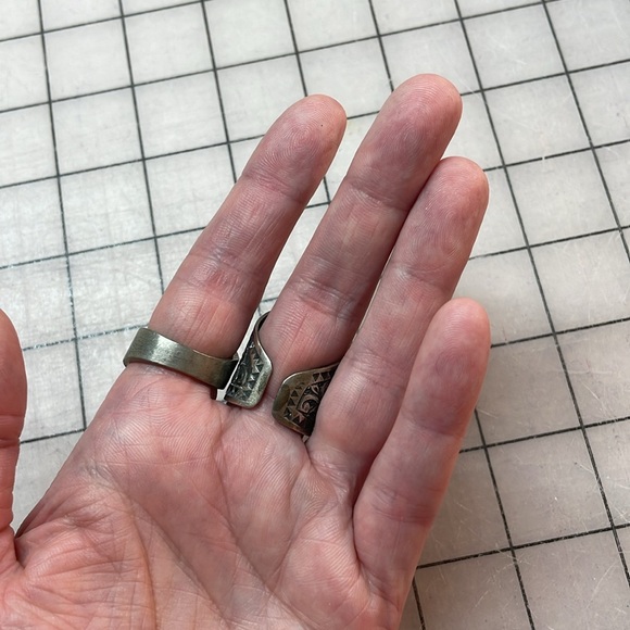 Silver Statement Rings Set - Picture 2 of 2